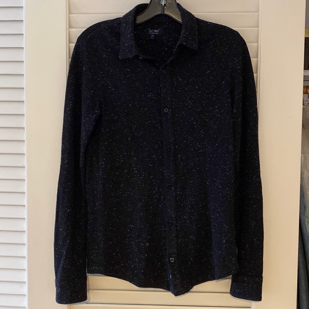 Armani jeans men’s extra small slim button down sweater.